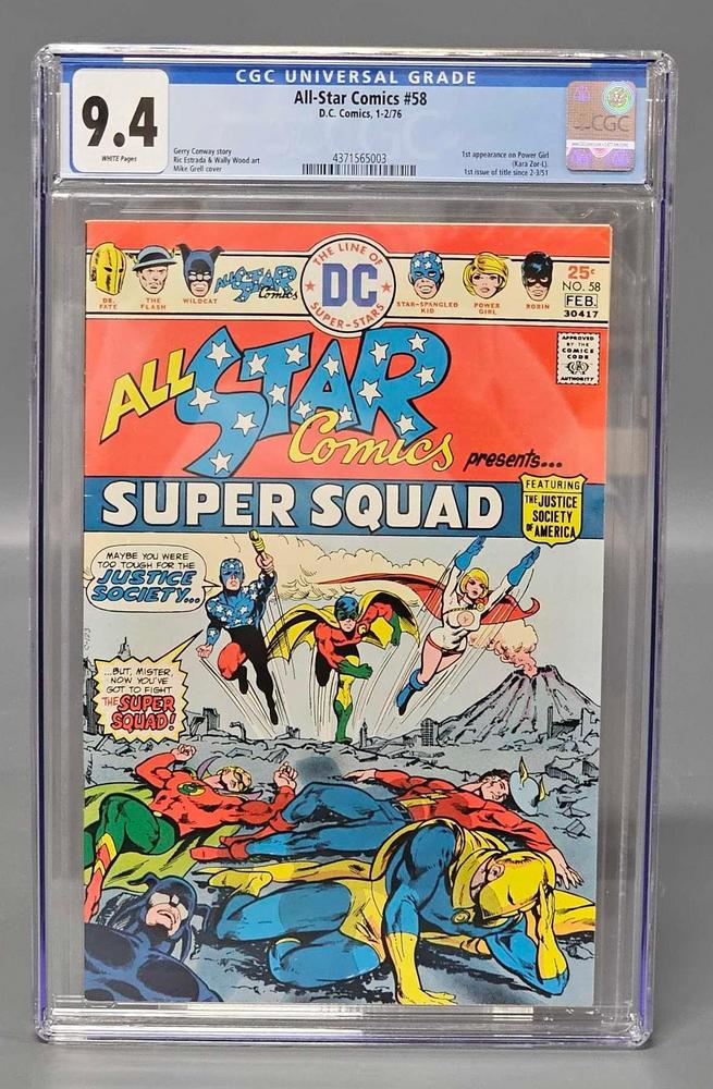 All Star Comics 58 CGC 9.4 1st Power Girl