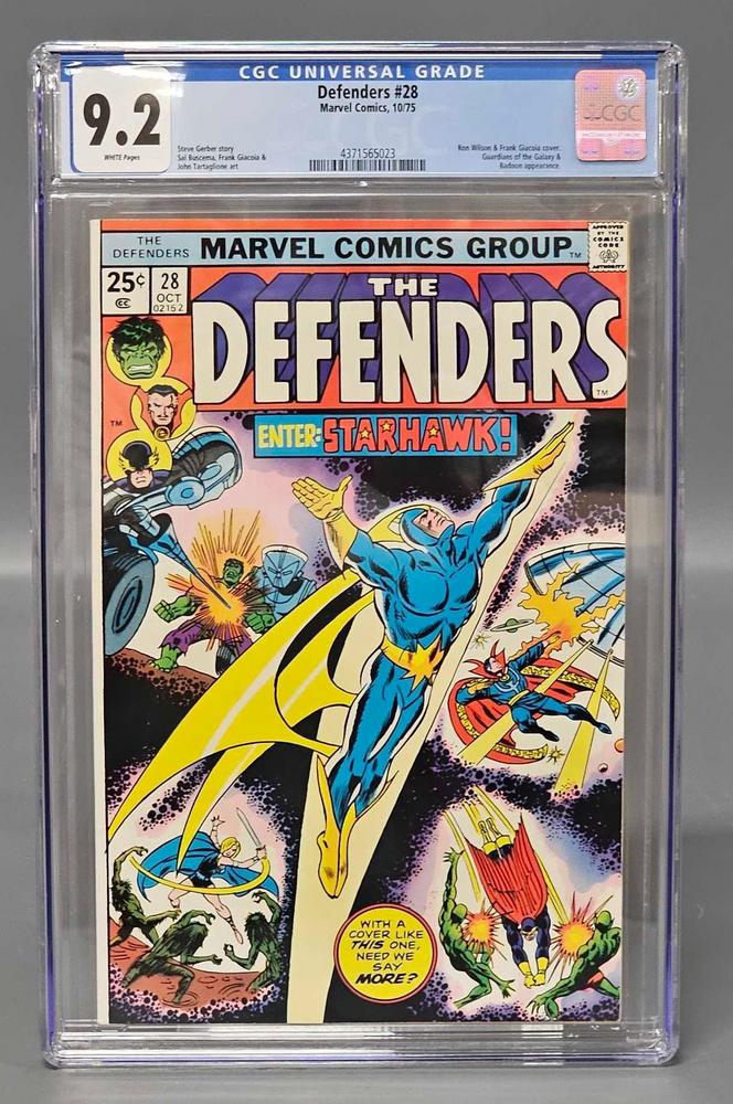 Defenders 28 CGC 9.2 1st Starhawk