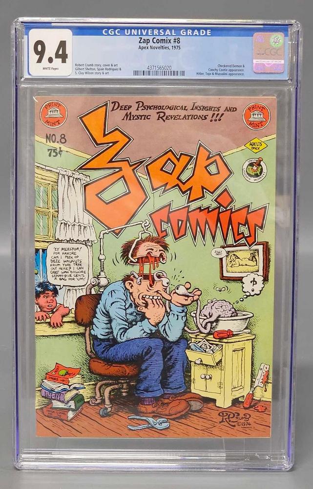 Zap Comics 8 CGC 9.4