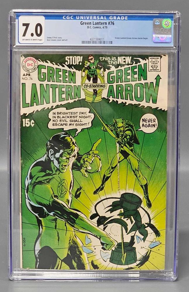 Green Lantern 76 CGC 7.0 1st Green Arrow issue