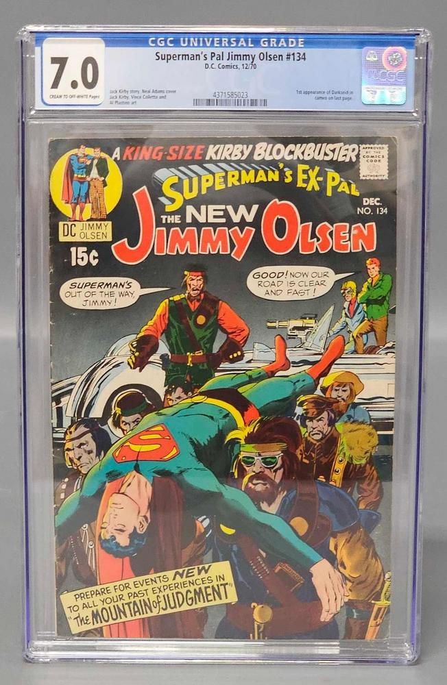 Jimmy Olsen 134 CGC 7.0 Darkseid Cameo