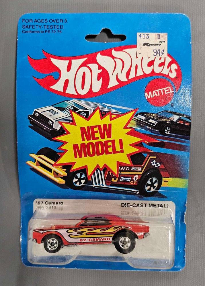 Blackwall Hot Wheels Hong Kong  67 Camaro on blister card 3913