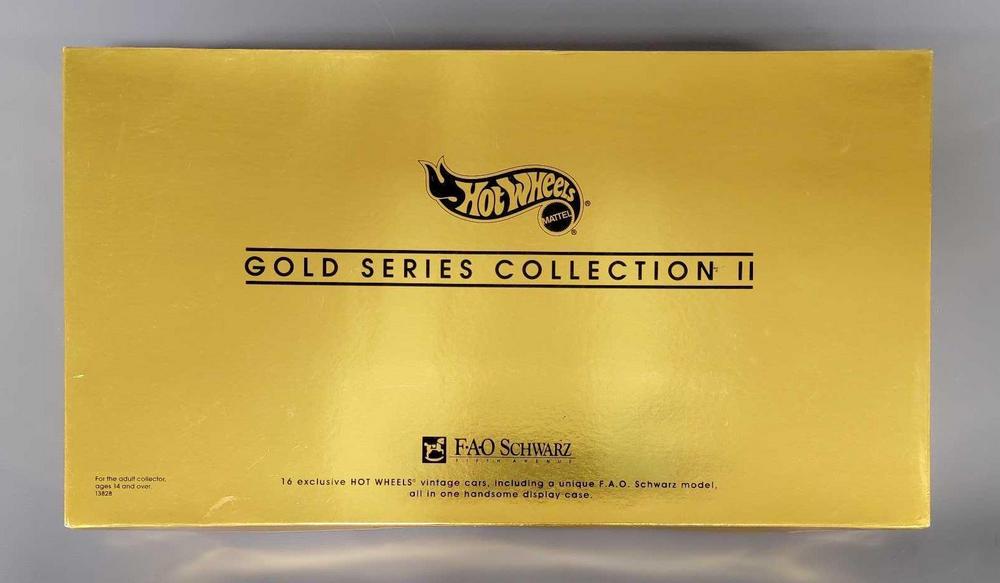 Hot Wheels FAO Schwarz Gold Series Collection II in original box