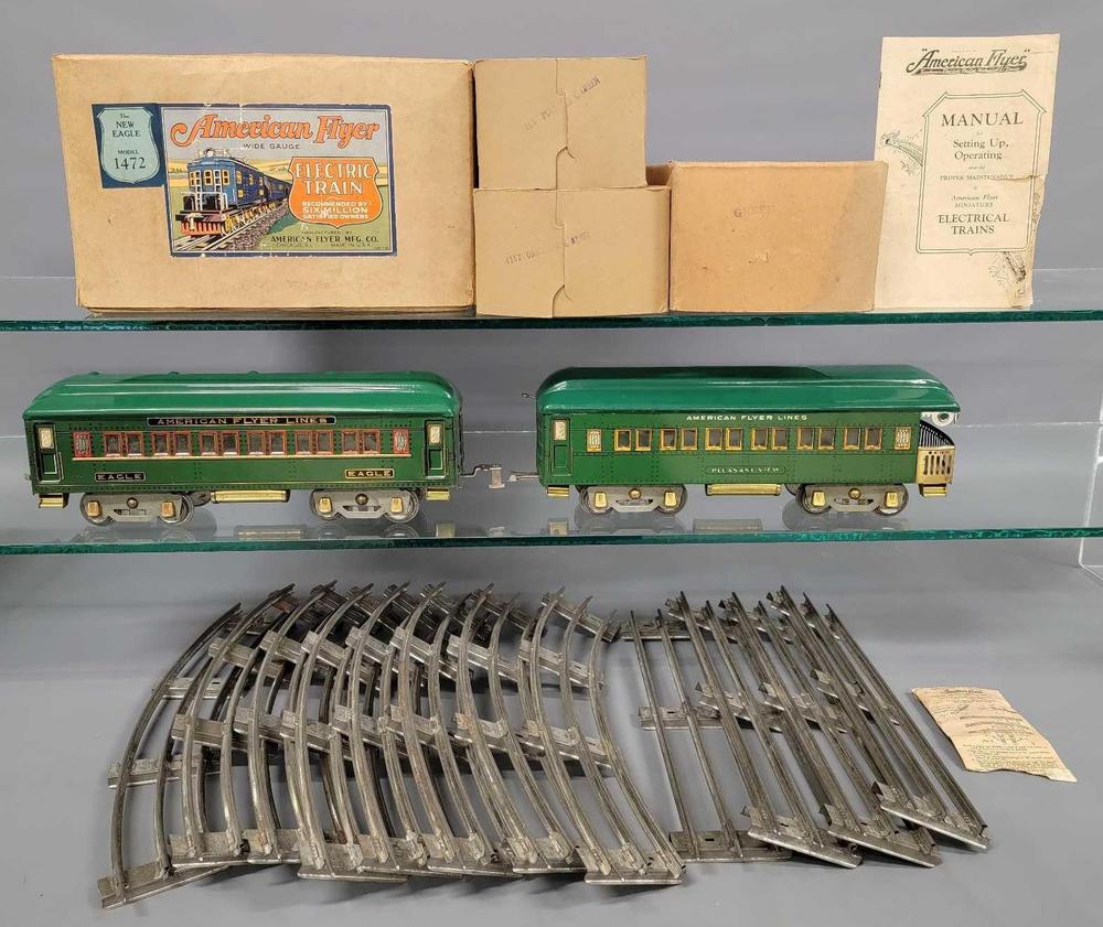 Boxed American Flyer wide gauge 1472 The New Eagle electric passenger set