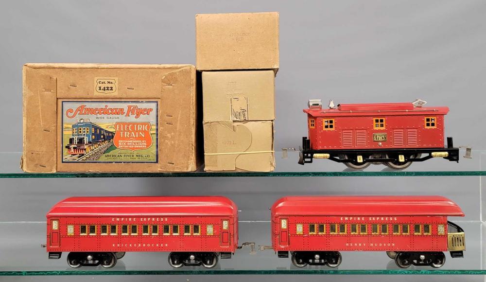 Boxed American Flyer 1422 Empire Express  electric passenger set