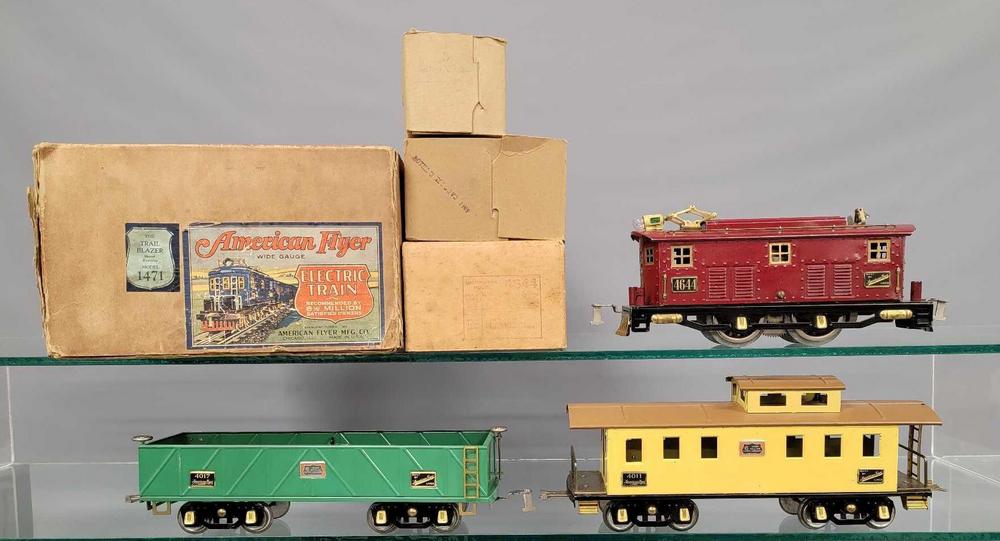 Boxed American Flyer wide gauge 1471 Trail Blazer electric freight set