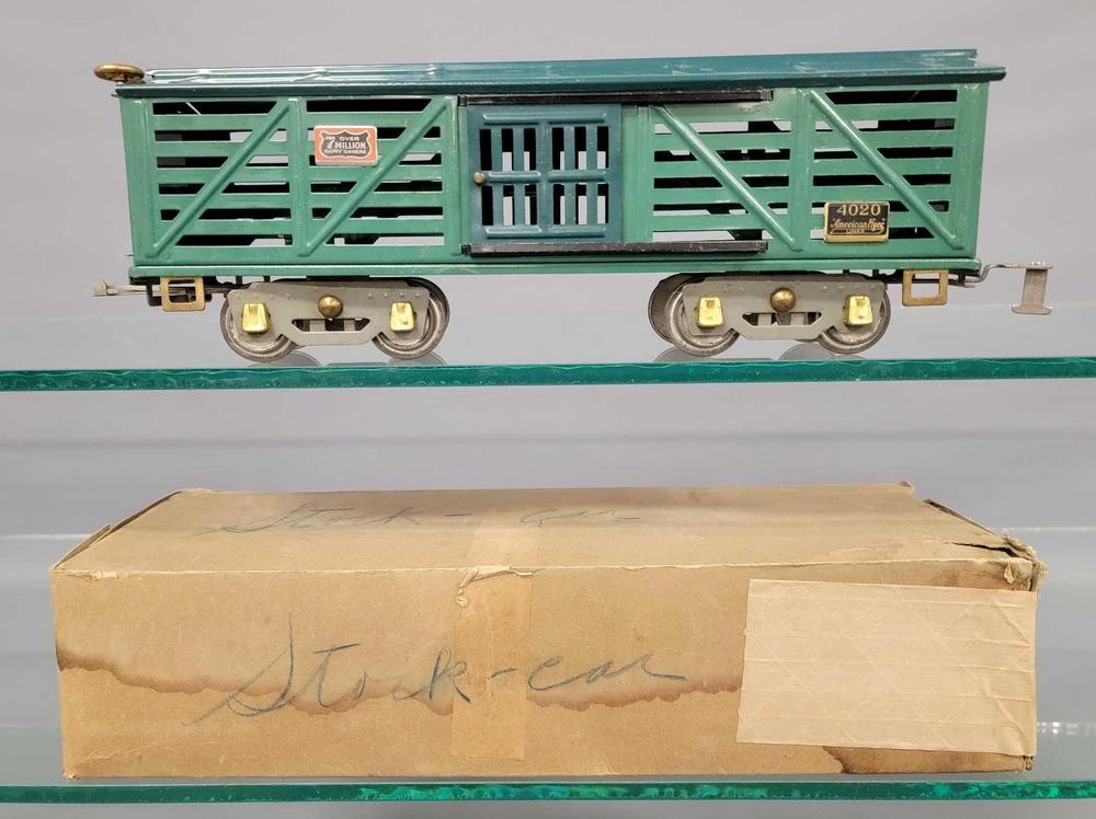 American Flyer wide gauge 4020 stock car in original box