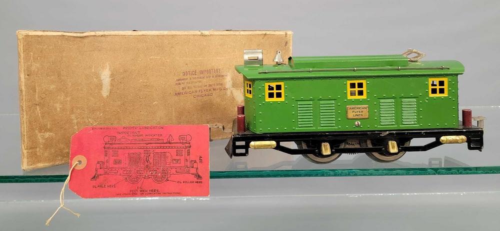 American Flyer wide gauge 4643 box cab electric locomotive in original box