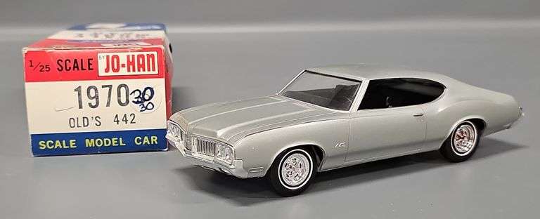 Jo-Han 1970 Oldsmobile 442 1/25 Coaster promo car in original box image