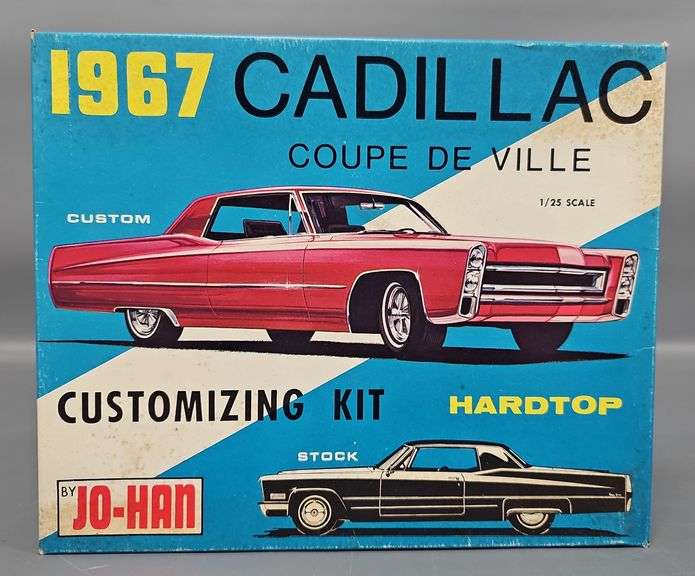 Jo-Han 1967 Cadillac Coupe De Ville Hardtop 1/25 scale model kit C-1267:150 image