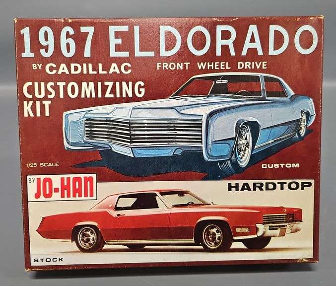Jo-Han 1967 Cadillac Eldorado Hardtop 1/25 scale model kit C-1867:150 image