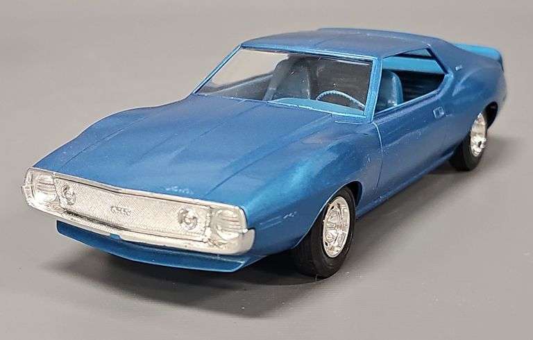Jetset Blue Jo-Han 1972 Javelin AMX Coaster promo car image