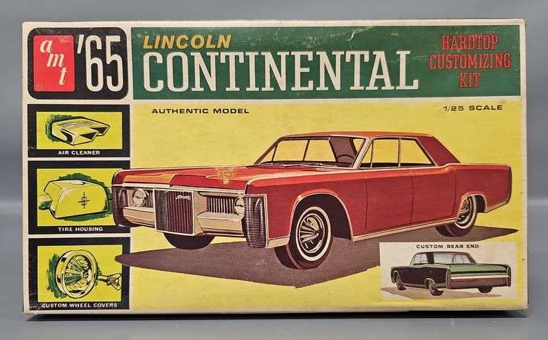 AMT 1965 Lincoln Continental AMT Hardtop Customizing 1/25 scale model kit 6425-150 image