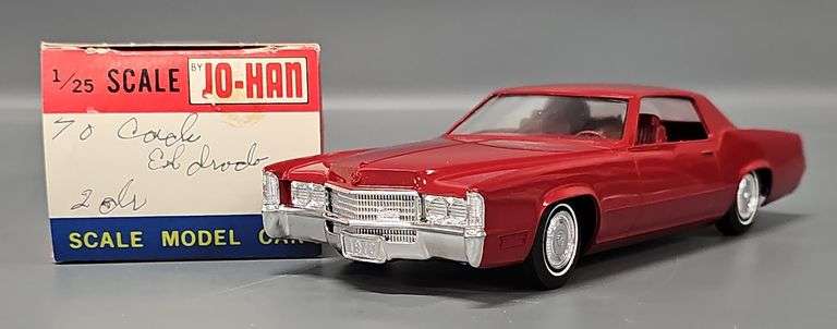 Jo-Han 1970 Cadillac Eldorado 1/25 Coaster promo car in original box image