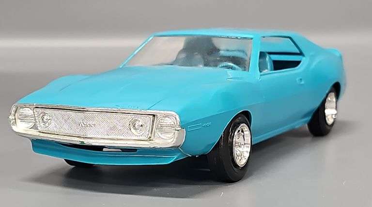 Surfside Turquoise Jo-Han 1972 Javelin AMX Coaster promo car image