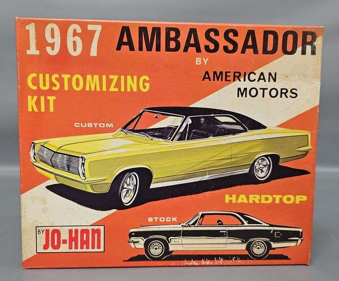 Jo-Han 1967 Ambassador by American Motors Hardtop 1/25 scale model kit C-1367:150 image