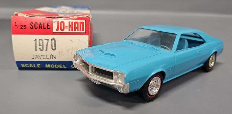 1970 Jo-Han AMC Javelin 1/25 Scale Coaster promo car in original box image
