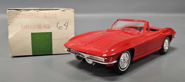 1964 Corvette Convertible promo car Riverside Red in original box image