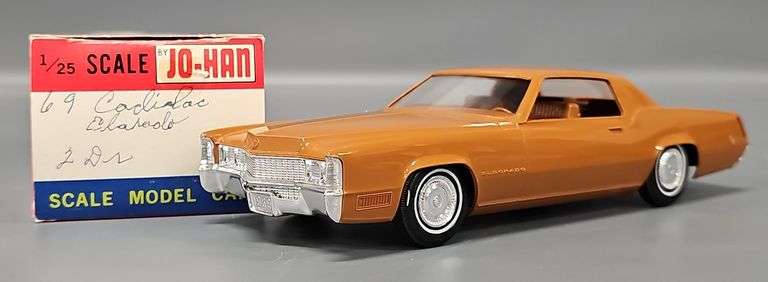 Jo-Han 1969 Cadillac Eldorado 1/25 Friction promo car in original box image