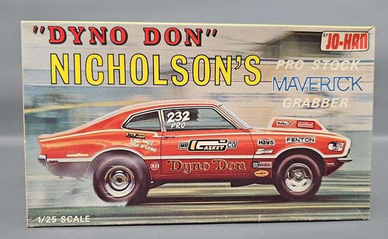 Jo-Han "Dyno Don" Nicholson's Pro Stock Maverick Grabber 1/25 scale model kit C-204:200 image