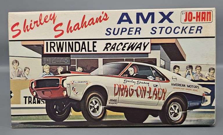 Jo-Han Shirley Shahan's AMX Super Stocker Drag-On-Lady 1/25 scale model kit C107-200 image