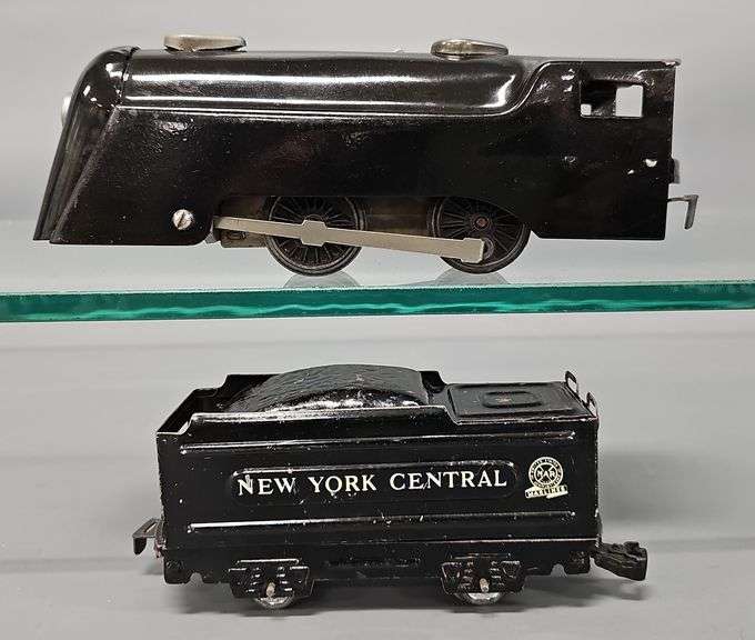 Restored Marx O gauge wind-up Commodore Vanderbilt with tender