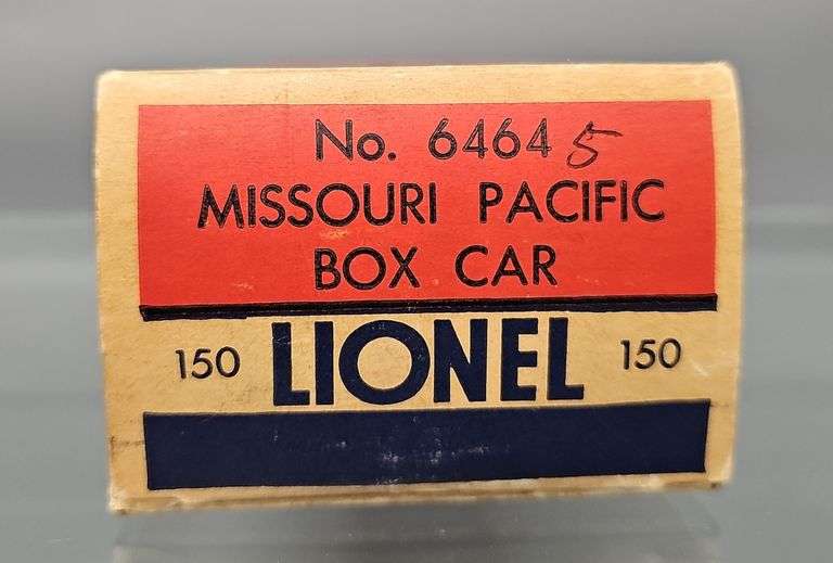 Lionel postwar O 6464-150 Missouri Pacific Box Car in original box