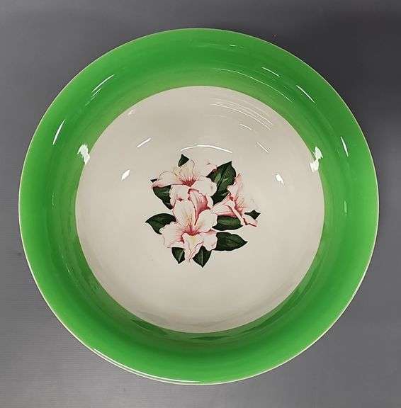 Shenango China 8" Serving Bowl Rhododendron by Dorothy Draper Greenbrier