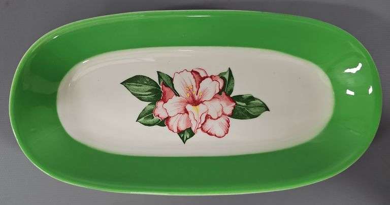 Shenango China Vegetable Dish Rhododendron by Dorothy Draper Greenbrier