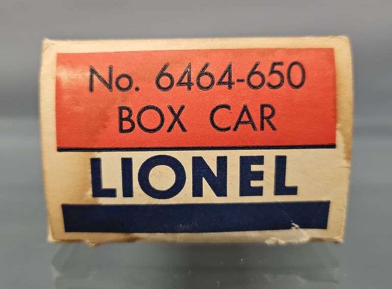 Lionel postwar O 6464-650 Rio Grande box car in original box