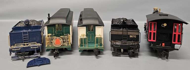 Bachmann G gauge steam passenger set