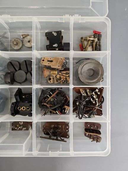 Group of American Flyer postwar parts for repair guys from the Train Tender Jim Collection