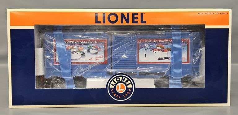 Two Lionel Lionel Large Scale Holiday Cars - 2003 and 2004