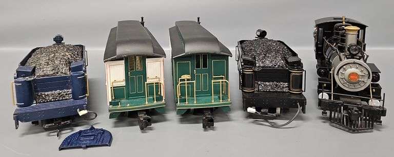 Bachmann G gauge steam passenger set