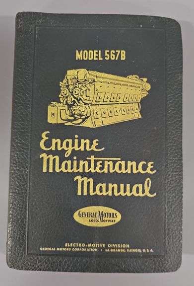 Four Electro-Motive Division GM Engine & Locomotive Maintenance Manuals