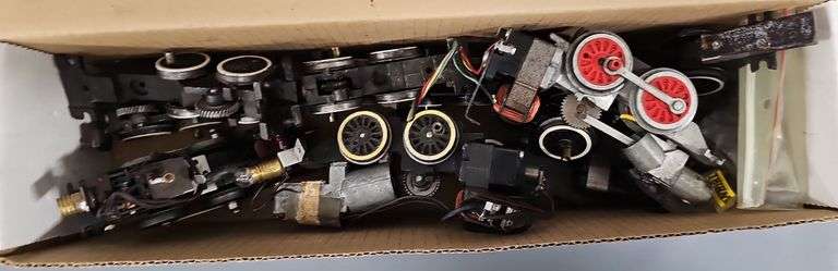 American Flyer S Gauge Train Parts from the Train Tender Jim Collection