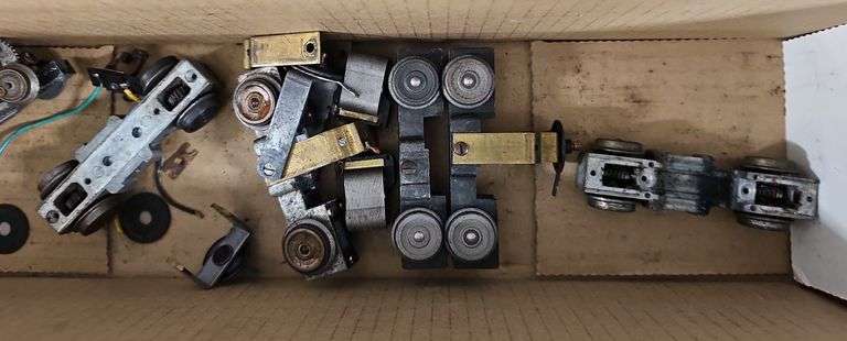 American Flyer Diesel Truck Parts from the Train Tender Jim Collection