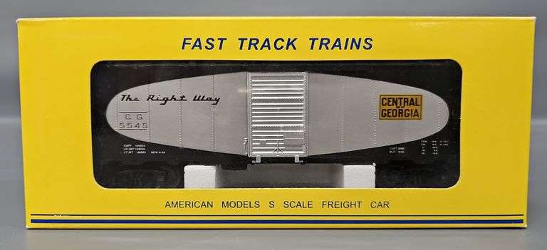 American Models S Scale Central of Georgia Box car in Original Box