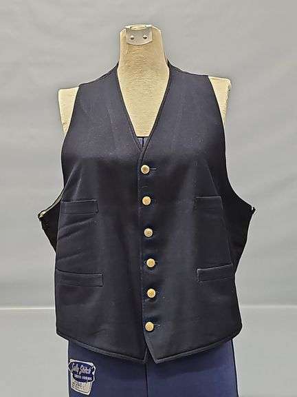 Men's Formal Vest with Pennsylvania Keystone Buttons