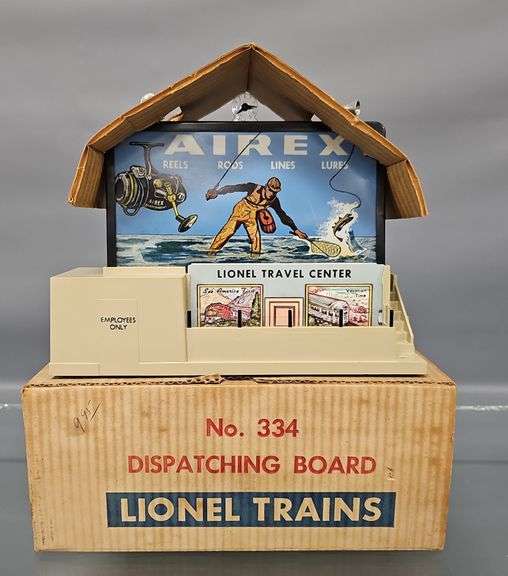 Lionel postwar O 334 Dispatching Board in original box