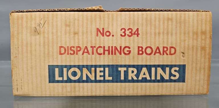 Lionel postwar O 334 Dispatching Board in original box