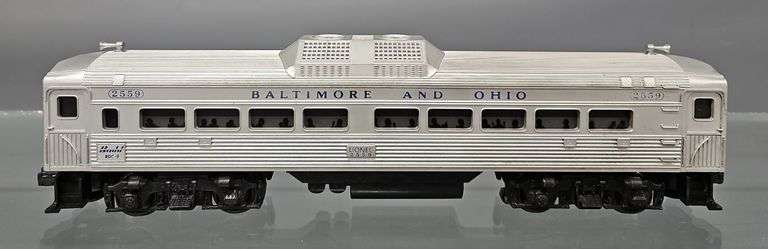 Lionel postwar O 2559 Baltimore & Ohio Budd car