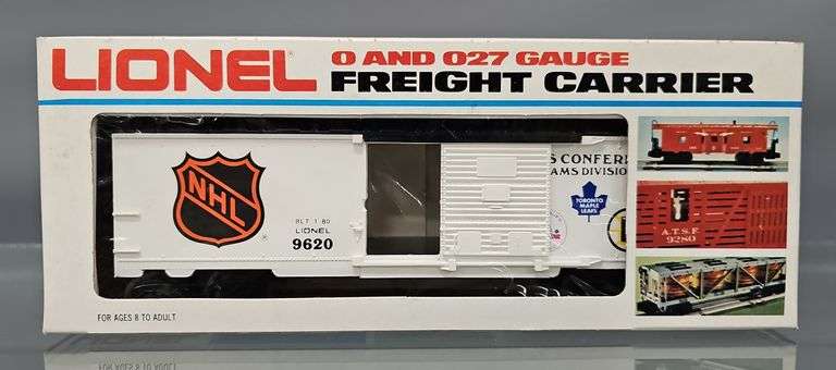 Three Lionel MPC era O freight cars in original boxes
