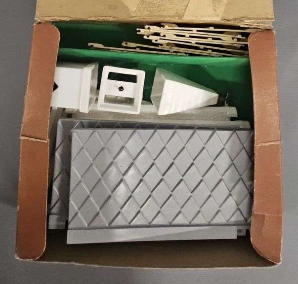 Six Bachmann Plasticville USA Building Kits in original boxes