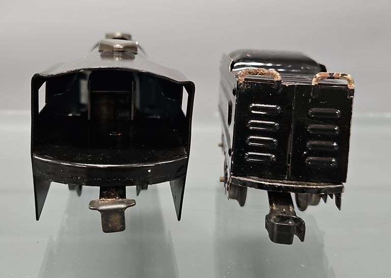 Restored Marx O gauge wind-up Commodore Vanderbilt with tender