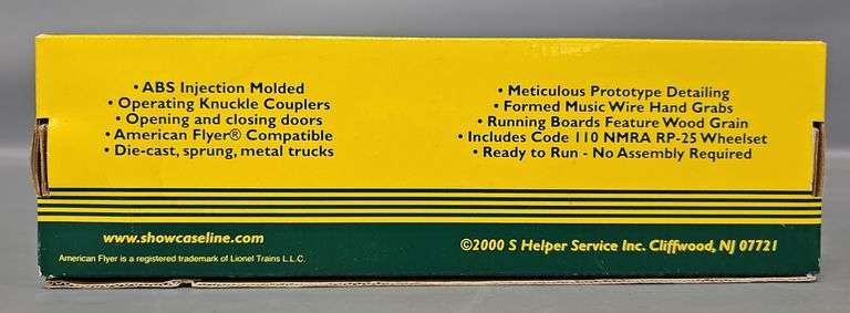 S-Helper Showcase Line S Gauge Missouri Pacific Box Car in Original Box