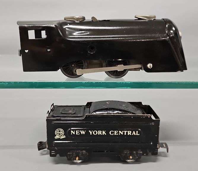 Restored Marx O gauge wind-up Commodore Vanderbilt with tender