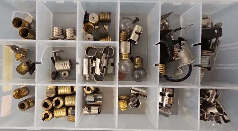 Prewar and or Postwar Lionel Lamps, Sockets and More from the Train Tender Jim Collection