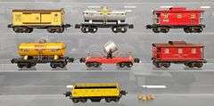 Seven Lionel prewar O gauge freight cars