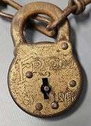 Group of Four Railroad Locks - Agle, Fraim, Excelsior, Miller